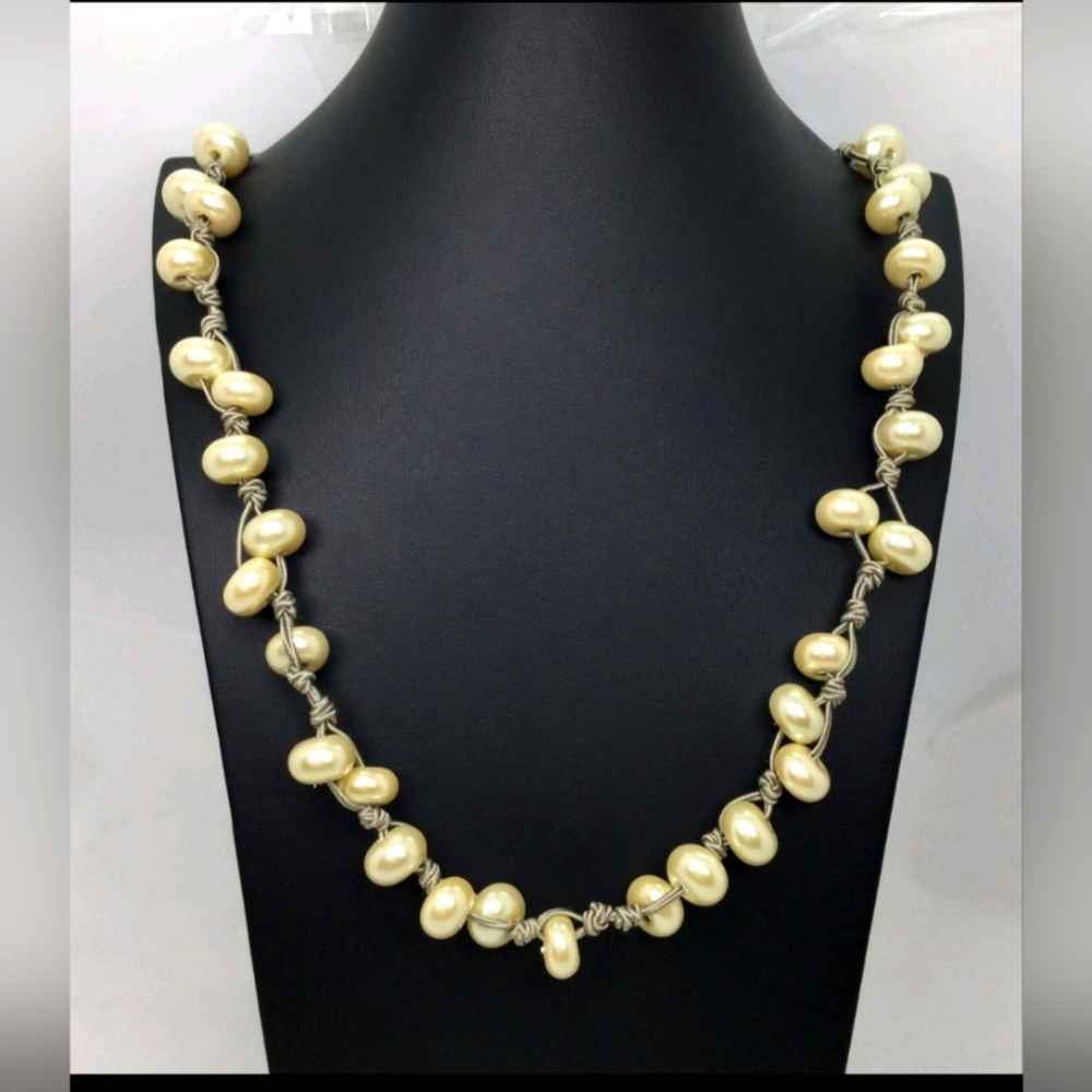 J.Crew Faux Pearl Beaded Necklace NWT